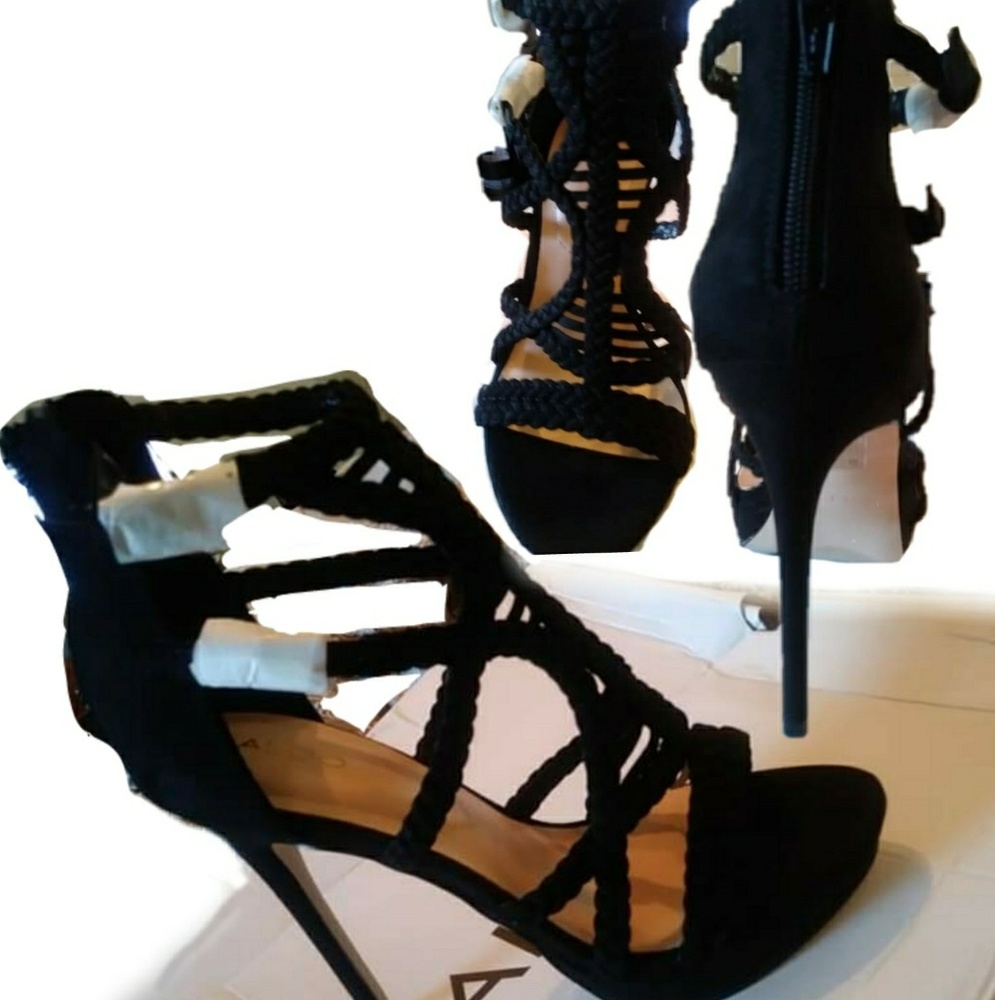 High heeled sandals